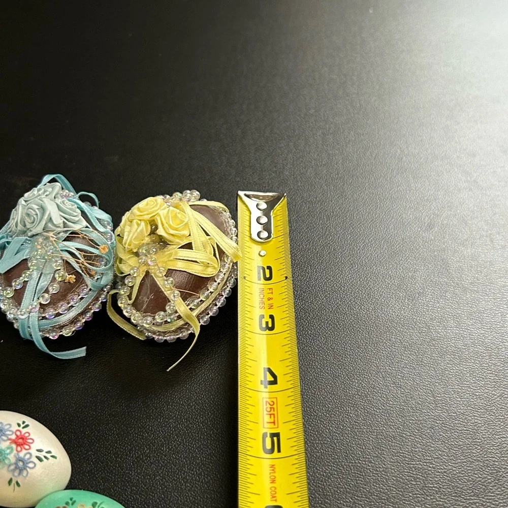 Vintage 14 Piece Easter Ceramic Basket &‎ Eggs Colorful Chick Home Decor